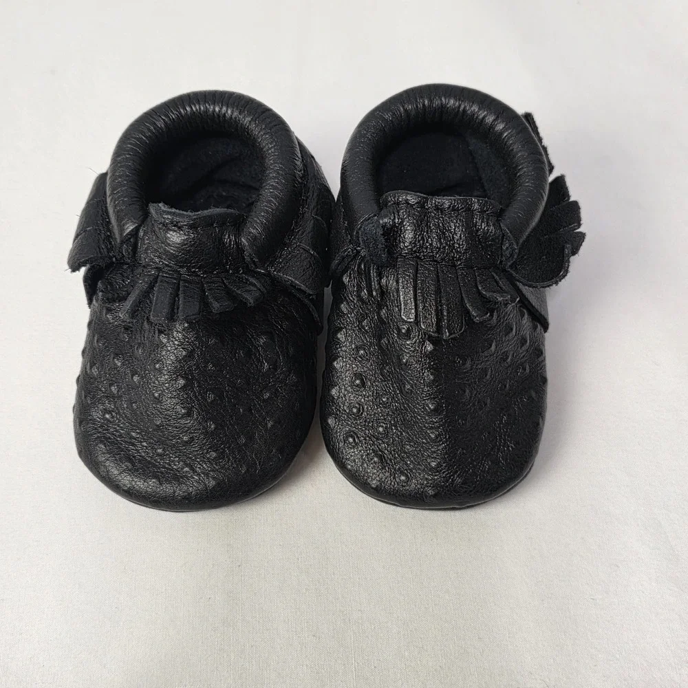 Freshly Picked Leather Moccasins Baby Size 1